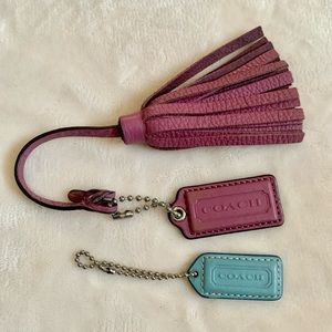 Coach Leather Bag Tags Two